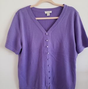 Lavender Button Shirt
